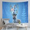 Мультфильм Лось Домашний Декор Гобелен Милый Рождественский Художественный Настенный Гобелен Гостиная Спальня Общежитие Настенный Декор Фон Ткань