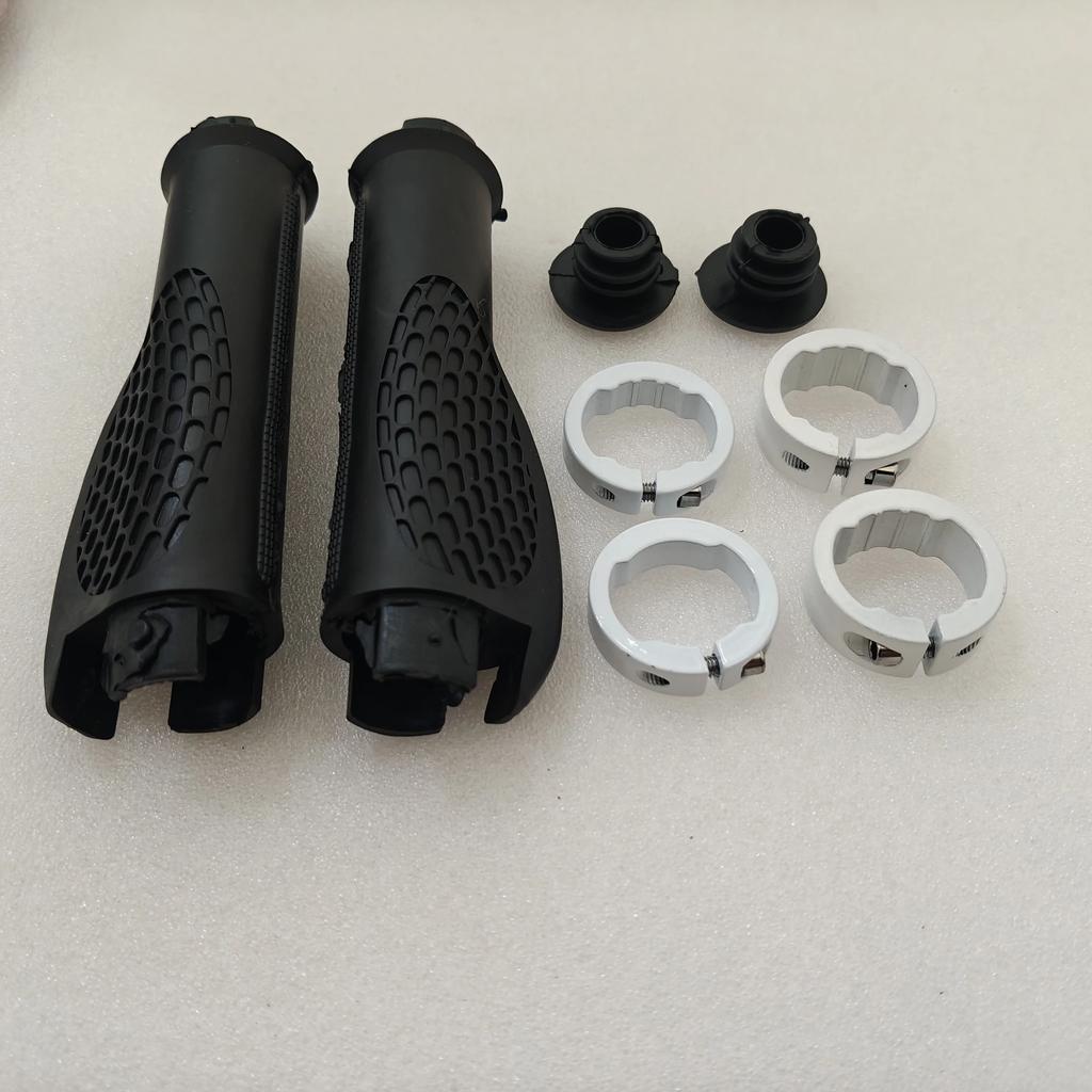 1 Pair Rubber Bike Handlebar Grip Anti-Skid Ergonomic Mountain MTB Cycling Parts Bicycle Grips Black Gold Red Blue