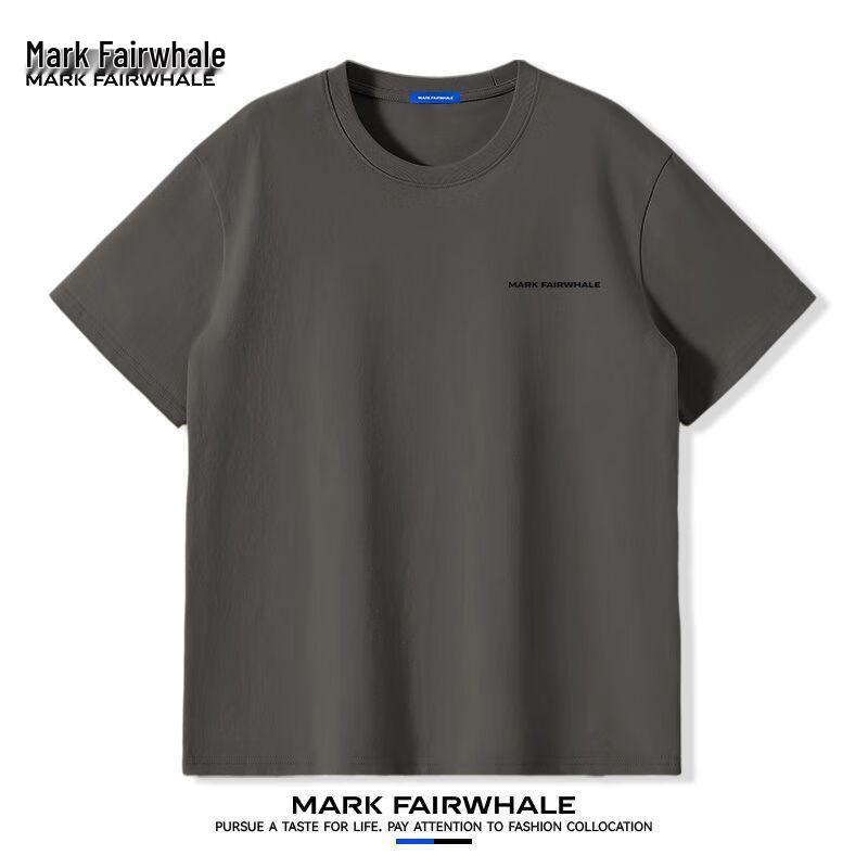 Mark Fairwhale Мужская хлопковая футболка оверсайз в уличном стиле