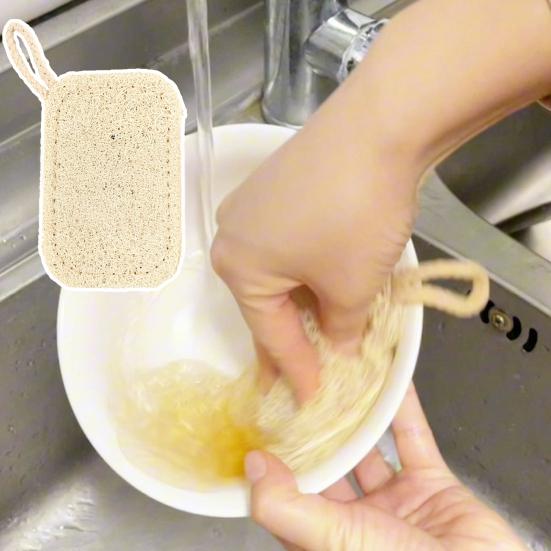Скруббер для посуды из люфы, удобная тряпка для мытья посуды, быстросохнущая чистящая подушечка для люфы для домашней кухни
