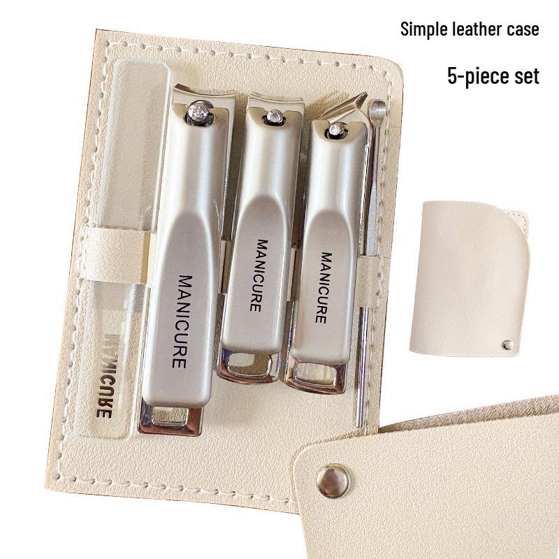 Премиальный набор кусачек для ногтей, устойчивый к смазыванию и брызгам, для мужчин и женщин