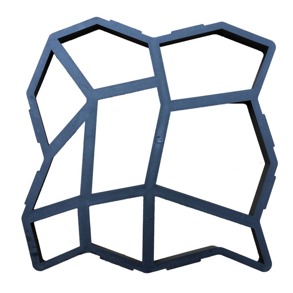 Форма для дорожек многоразовая пластиковая для бетонных дорожек, форма для тротуарной плитки, для формовки камня, для газона, сада, двора