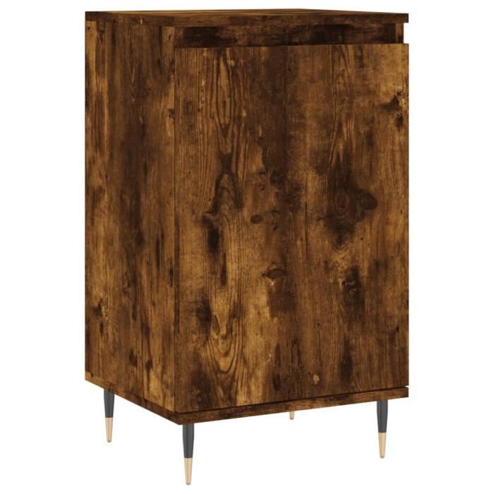VidaXL Buffet chêne fumé 40x35x70 cm bois d'ingénierie 831046