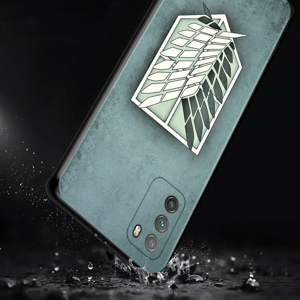 Чехол со значком «Атака Титанов» для Xiaomi POCO X3 NFC X3 M3 M4 Pro X3 F3 GT, чехол для Mi 11T 10T Pro 9T 11 Note 10 Lite Civi Shell