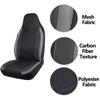 Housses de siège de voiture en tissu maille d'air à dossier haut, conception sportive, Compatible avec Airbag, adapté à la plupart des voitures, Suv,