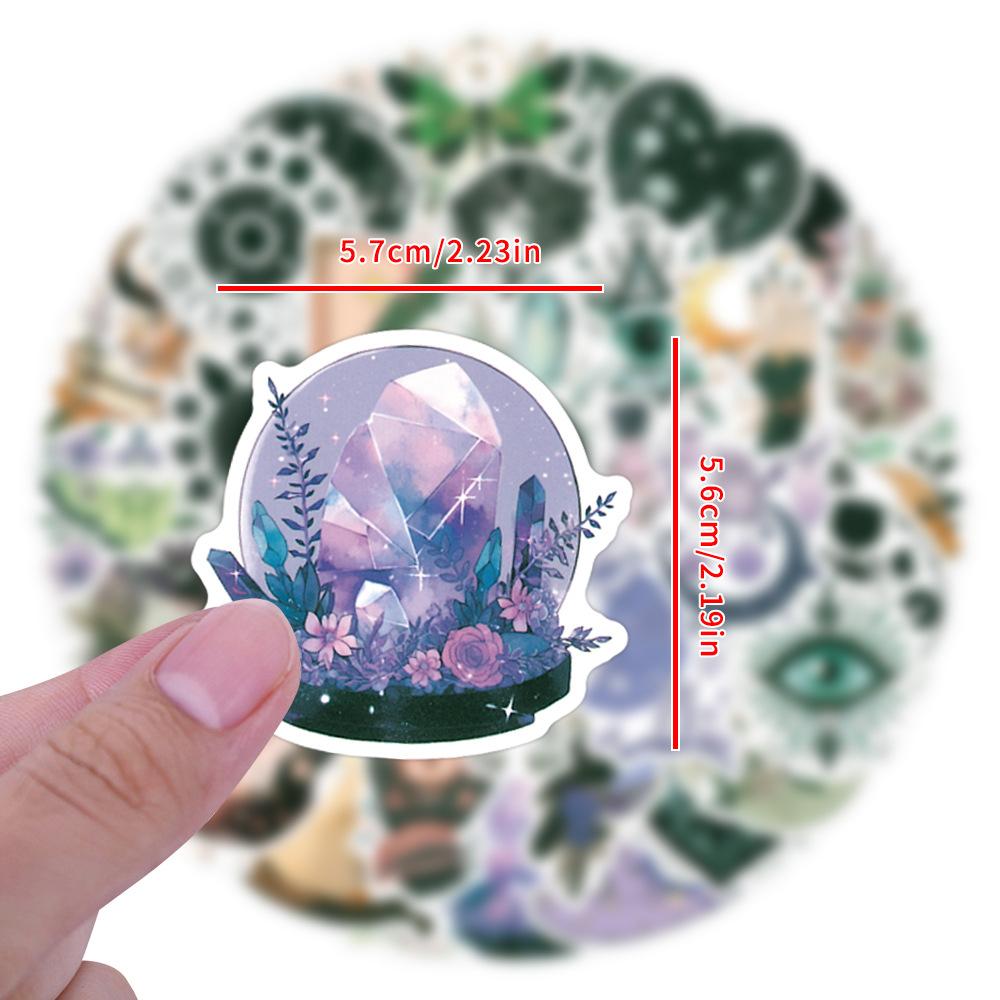 10/30/50 ШТ. Магическая Ведьма Красота Арт Мультяшные Наклейки Эстетичные DIY Для Телефона Ноутбука Скейтборда Граффити Готические Наклейки Веселье Для Ребенка Игрушка