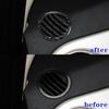 Carbon Fiber Interior Defogger Air Vent Panel Cover Trim For Fiat 500 2012-2015