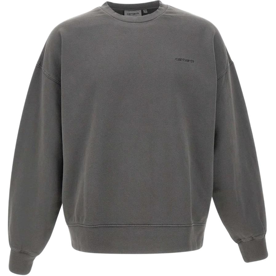 Carhartt WIP Свободная толстовка с опущенными плечами, круглым вырезом и длинными рукавами для мужчин I035436-87-GD