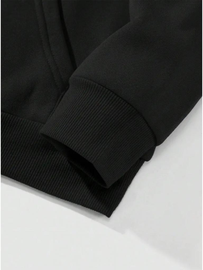 Men's Hoodie - Oversized streetwear hoodie with kangaroo pocket for all seasons