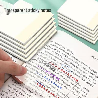 Прозрачные стикеры для студентов - Креативные и многоразовые записные книжки
