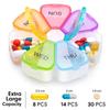 Weekly Storage Box Pill Dispenser Container Pill Box Medicine Organiser Pill Case Tablet Holder