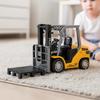 Полноразмерный цинковый сплав Forklift Переменная скорость Мини-погрузчик Веселая игрушка Радиоуправляемый погрузчик Настольная игрушка