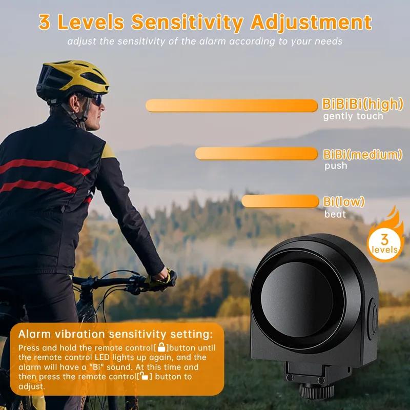 Elecpow Wireless Bicycle Burglar Alarm Waterproof USB Charging Remote Control Motorcycle Electric Vehicles Bike Alarm System