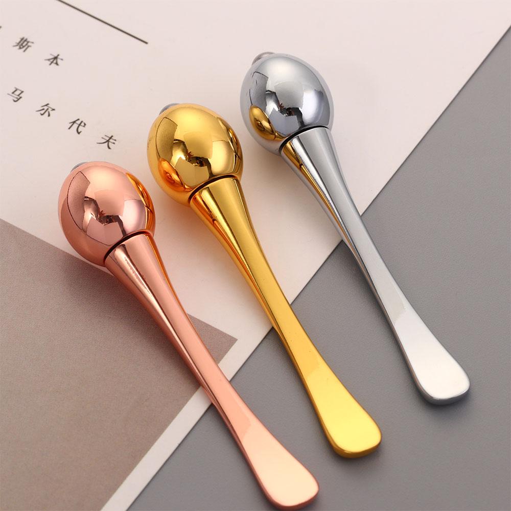 T-shape Facials Massage Stick Eye Cream Spoon Face Lifting Eye Massage Roller Face Cream Applicator