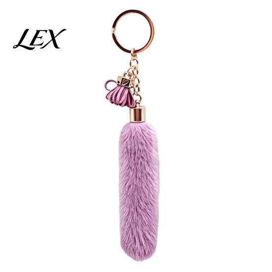 Plush Tassel Keychain for Backpacks, Soft Car Key Ring Bag Accessories Decorative Pendant, Backpack Handbag Purse Charm Keys Pendant