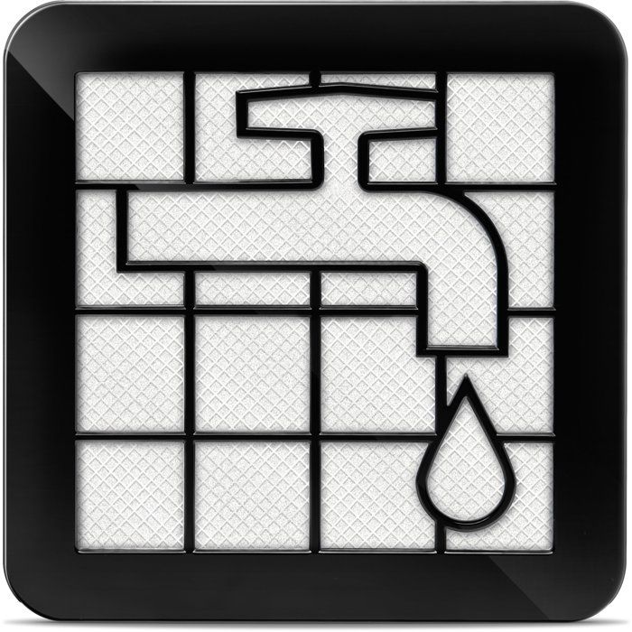 Kit de filtres de rechange pour aspirateur Philips PowerPro Compact & Active Floor - FC8010/02 - Bleu/Blanc