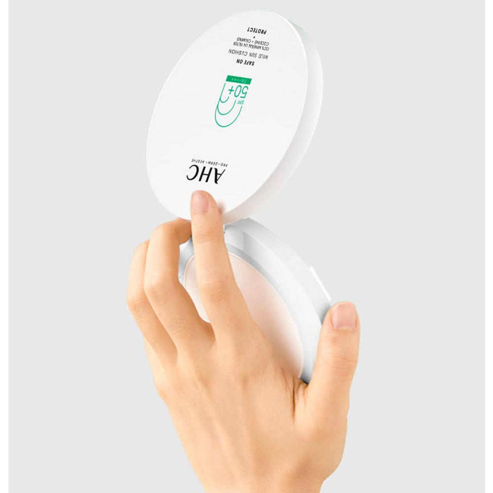 AHC Safe-On Mild Sun Cushion SPF50+ PA++++, 25g, 4 Pieces