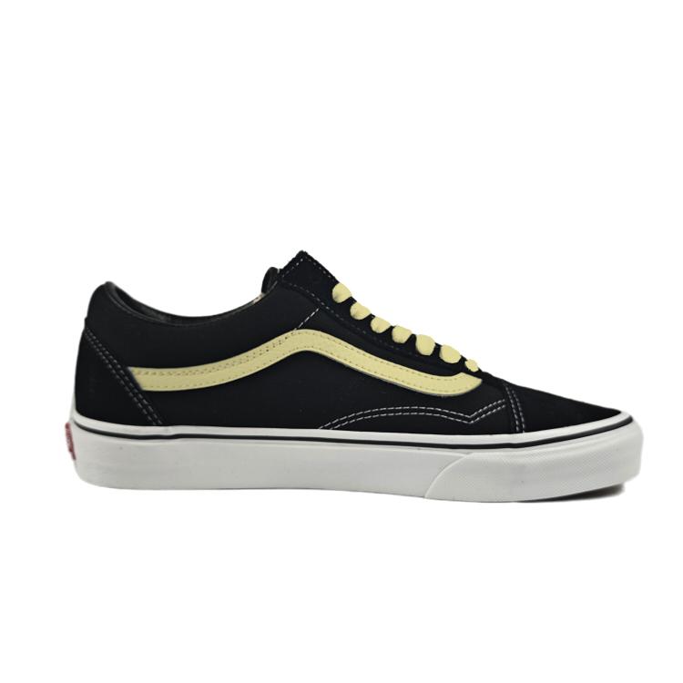 Vans Низкие скейтбордические кроссовки Old Skool, износостойкие, унисекс, черные с желтым, VN000D3HY28(Команда183-)