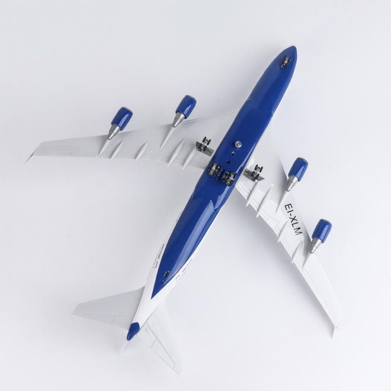 Модель самолета смоляная статуэтка масштаб 1:150 Модель самолета Межконтинентальные авиалинии B747 со светодиодной подсветкой Коллекция Подарок