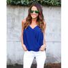 Size Summer Plus Women Blouse V Neck Sleeveless Sexy Tops Casual Shirt Blouse