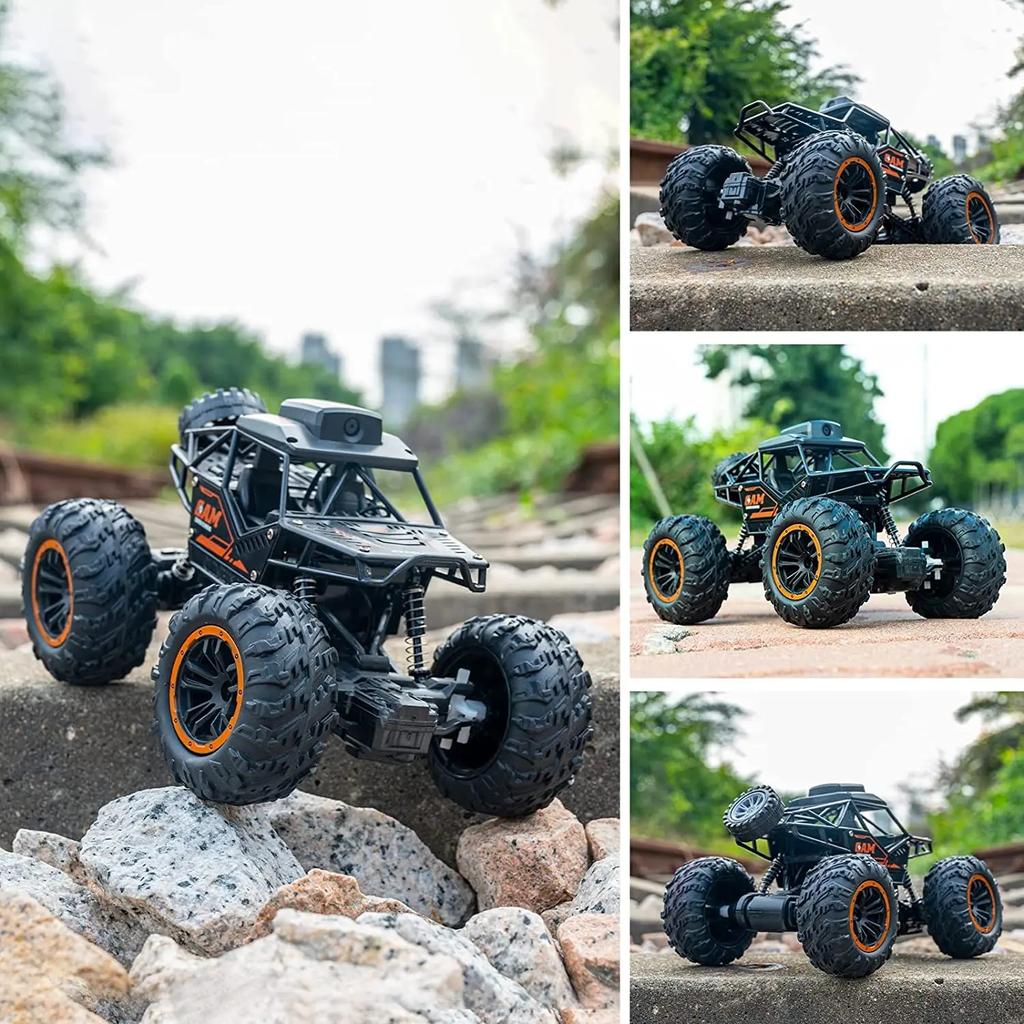 2024 2.4G 1/18 автоматическая фотокамера Follow Me Alloy Rock Crawler Truck пульт дистанционного управления мини-автомобиль RC с WIFI 720P HD камера автомобиль для взрослых и детей подарок игрушки