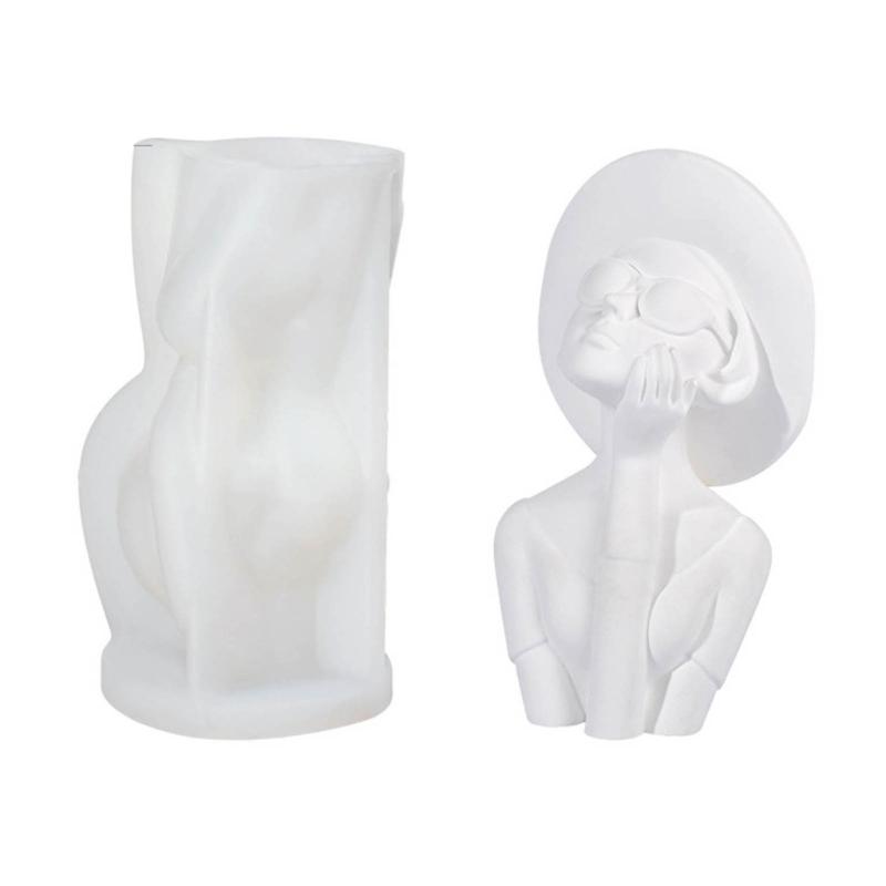 3D Девушка Силиконовая Форма DIY Изготовление Человеческого Тела Ароматное Мыло Гипсовые Формы Украшения Для Дома Подарки Ручной Работы