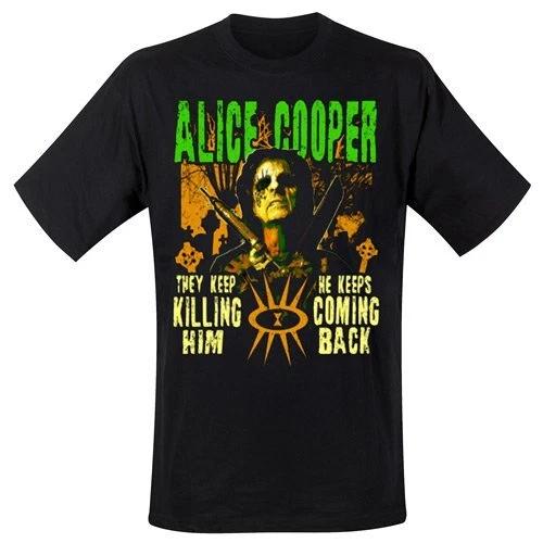 Alice Cooper Men's Graveyard T-Shirt, Black, Small