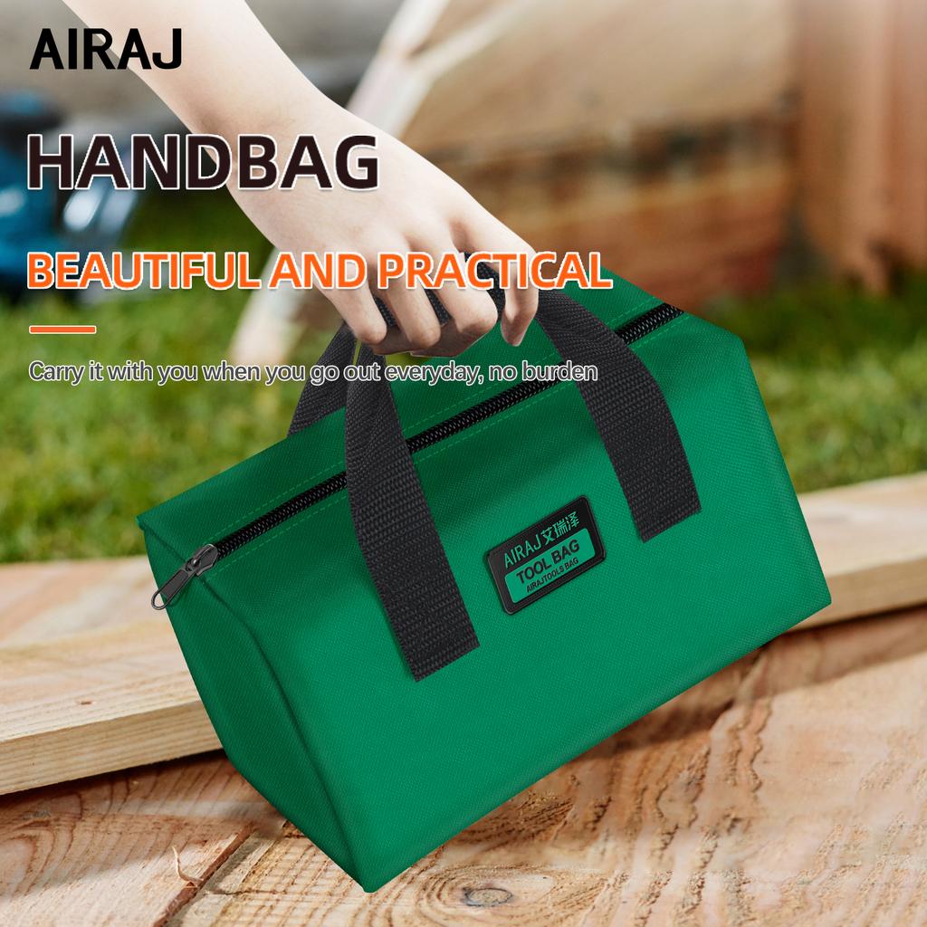 AIRAJ Electrician Tool Bag Multi Functional Strong and Durable Oxford Thickened Woodworking Storage Portable Handheld Bag