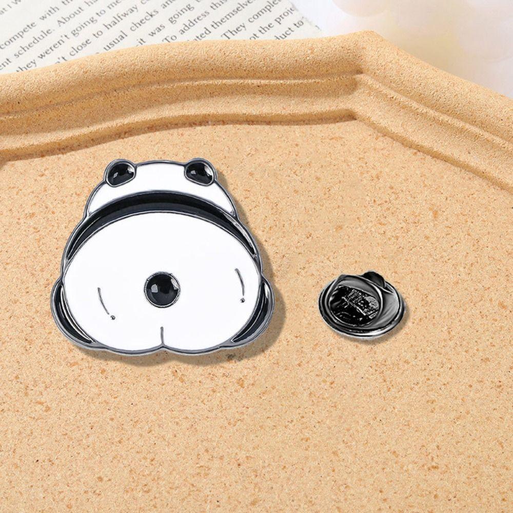 Брошь в виде панды из цинкового сплава с изображением животных, милых детей