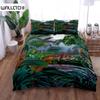 Botanical Riches Panther Duvet Cover Set UK Single Double Queen King US Twin Full King Size Комплект постельного белья