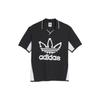 Adidas Originals X Jeremy Scott Skull Logo Printed Short Sleeve Football Jersey Unisex Jersey Black IA0099