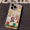 Прозрачный мультяшный чехол Mario для iPhone 17 Pro Max: Полное покрытие, Защита от падений, Тонкий летний чехол