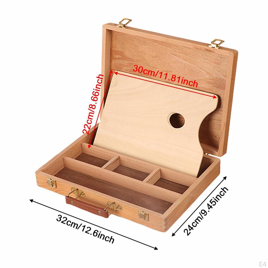 Art Supplies Storage Box for Markers And Brushes