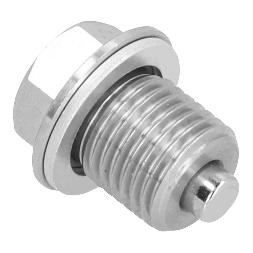 M14x1.5mm Пробка для слива масла из нержавеющей стали с неодимовым магнитом, универсальный винт для масляного поддона