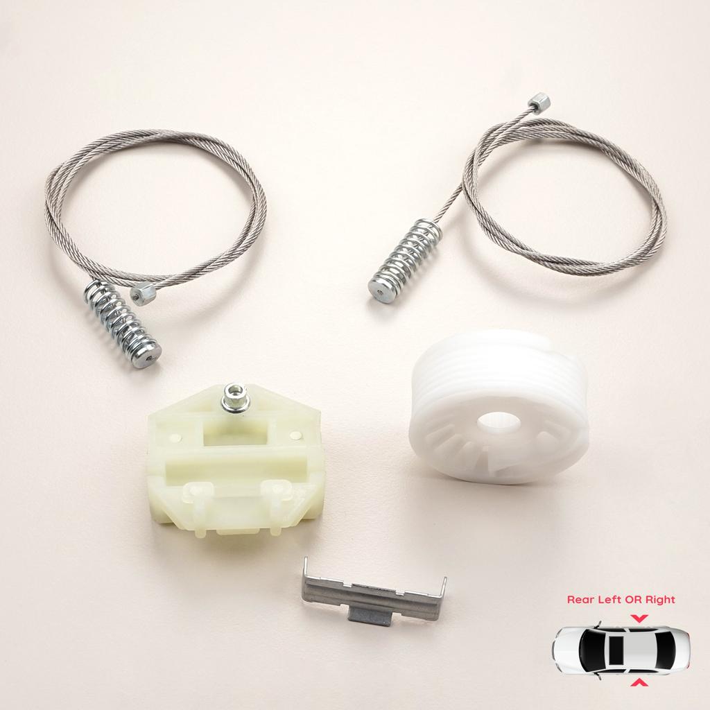 BWR5038 Electric Window Regulator Repair Set Rear Left or Right for Saab 9-3 MK1 YS3D 1998-2003 900 NG 1994-1998 5-Door HB