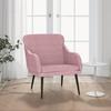 351439 vidaXL Armchair Pink 63x76x80 Cm Velvet