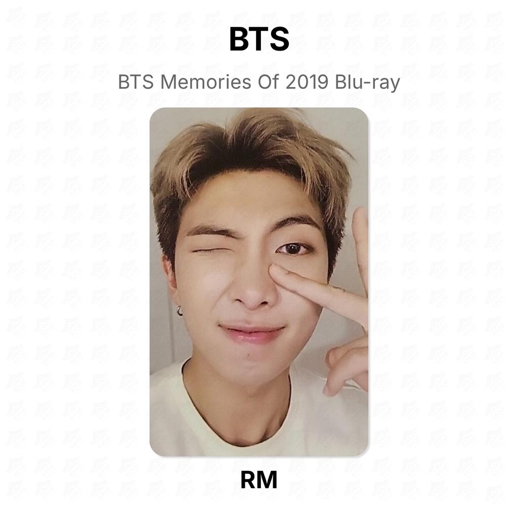 BTS Memories Of 2019 Blu-ray Официальная фотокарточка
