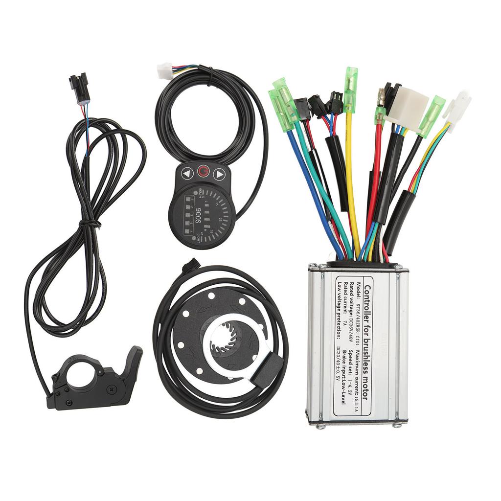 36V 48V 250W Electric Bike Conversion Kit Motor Controller Thumb Throttle PAS Pedal Assist Sensor Display Meter