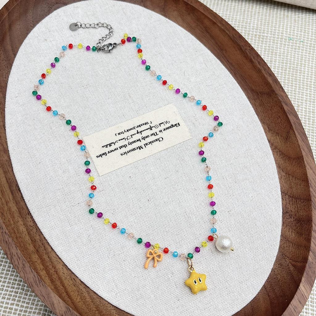 Шикарное ожерелье 2024 года с дофамином: Универсальные, милые и стильные украшения для женщин