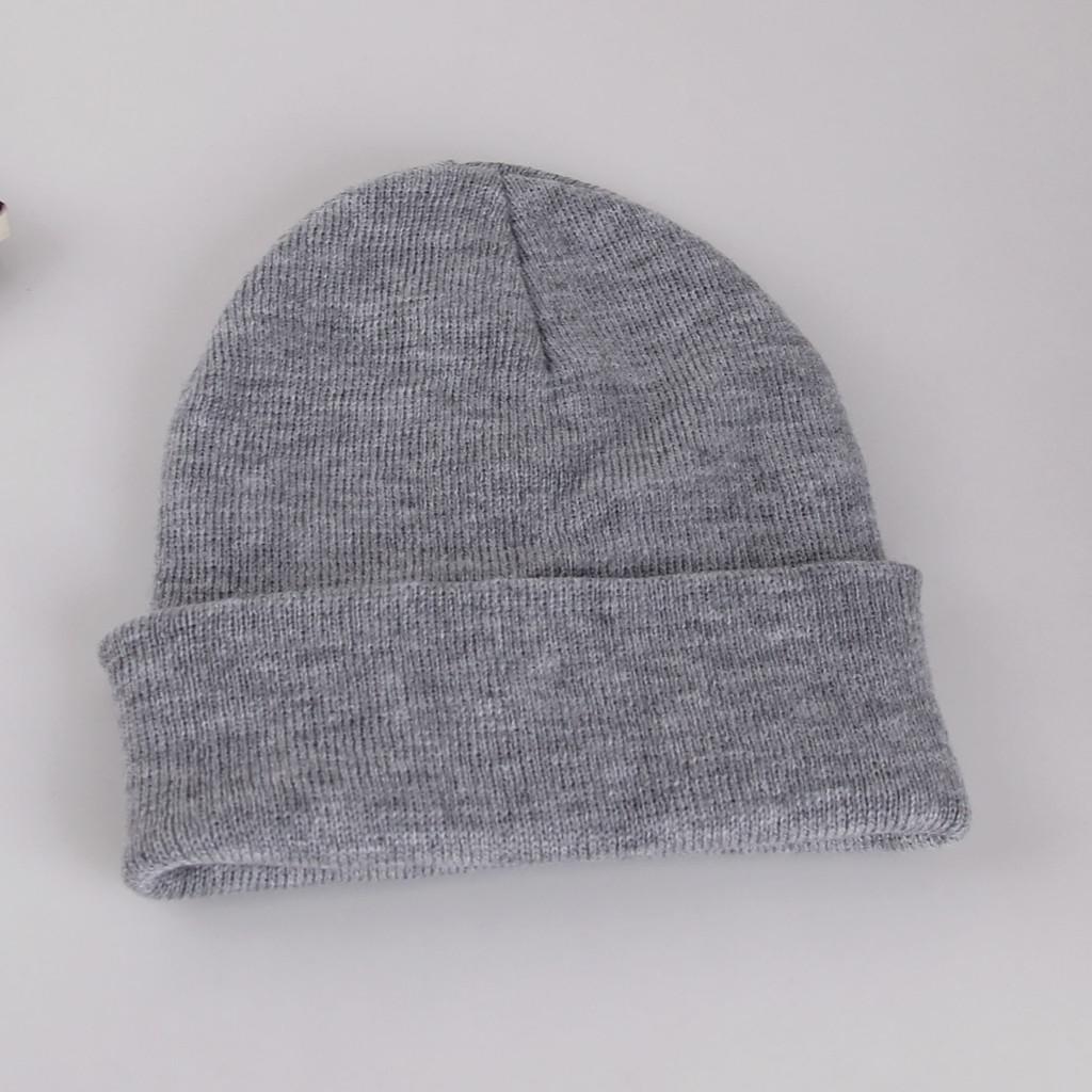 Knit Hat For Adults Winter Warmth Windproof Acrylic Cap For Casual Use