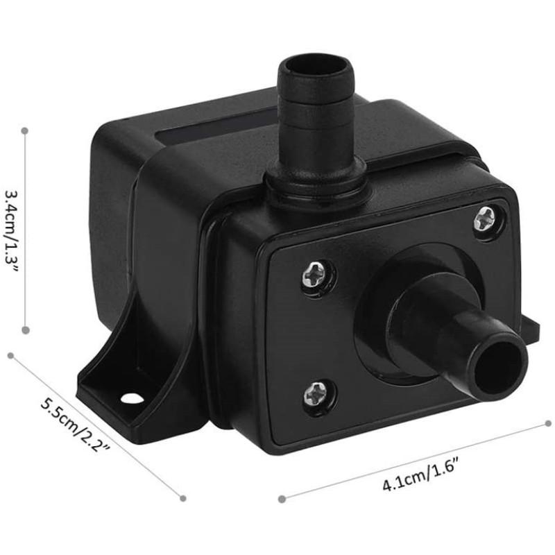 Бесщеточный водяной насос постоянного тока, супер бесшумный USB-погружной водяной насос для аквариума