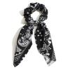 1/2Pcs Satin Leopard Print & Paisley Hair Scrunchie & Hair Accessory Set Hair Ties Ponytail Holders Hair Elastics Hair Bands