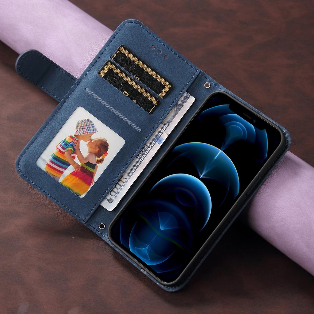 Для Oppo Reno14 Pro 5G (Китай)/Oppo Reno13 Pro 5G/Oppo Reno14 Pro 5G (Глобальный) Кожаные чехлы-кошельки с приятным на ощупь покрытием, чехол-подставка для телефона с ремешком