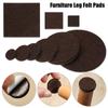 Fittings Self-Adhesive Table Sofa Floor Protector Anti-slip Mat Furniture Leg Felt Pads Anti Noisy