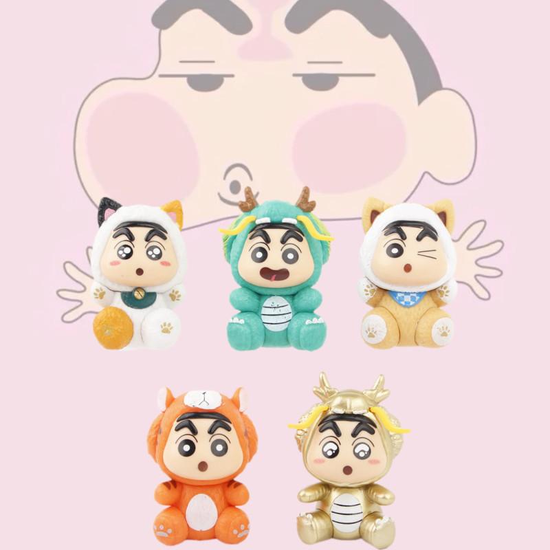 ПВХ Карандаш Син-чан Год Дракона Лимитированная Серия Украшение для Автомобиля Фигурка-Сюрприз