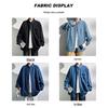 MEDE Men's Japanese Retro Casual Long-Sleeve Shirt