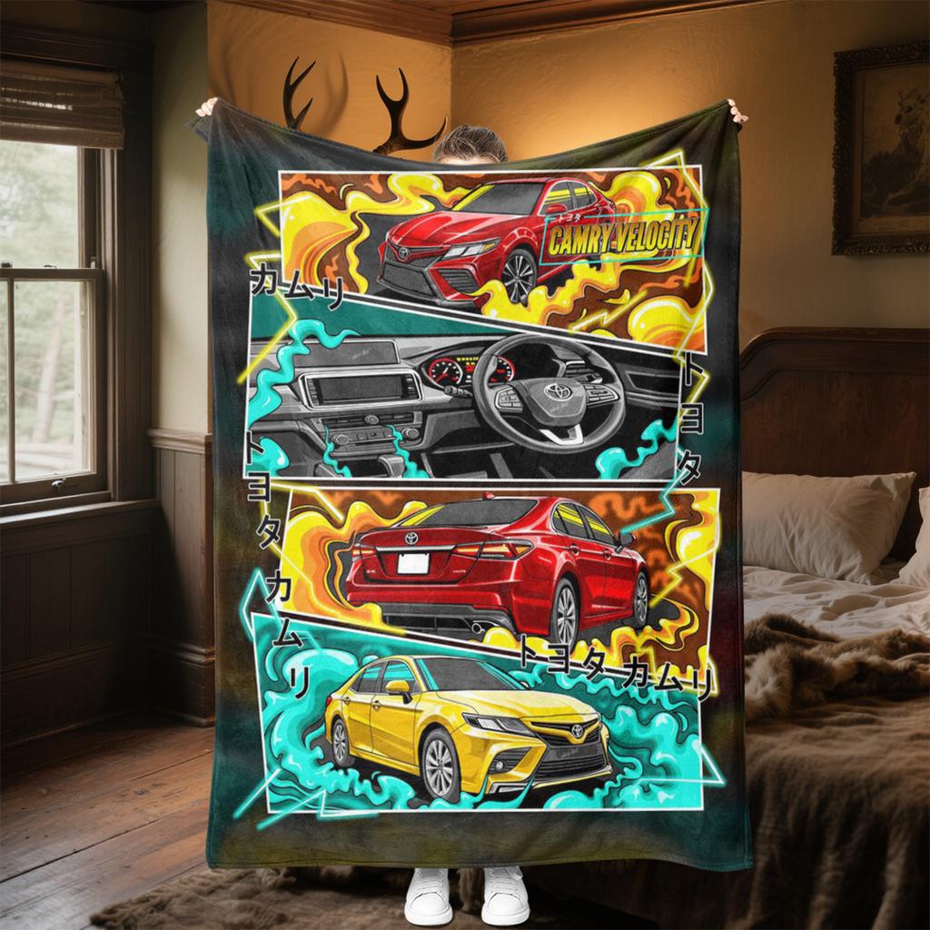 Fast Furious Cars Blanket Soft And Portable All Season Home Bed Sofa Blanket Office Travel Nap Break Warm Blanket