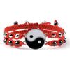Tai Chi Yin Yang Dragon Magnetic Hand-woven Couple Bracelet