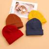 New Solid Cute Woman/Men Knitted Beanies Female Beanie Caps Winter Autumn Hats Warmer Bonnet