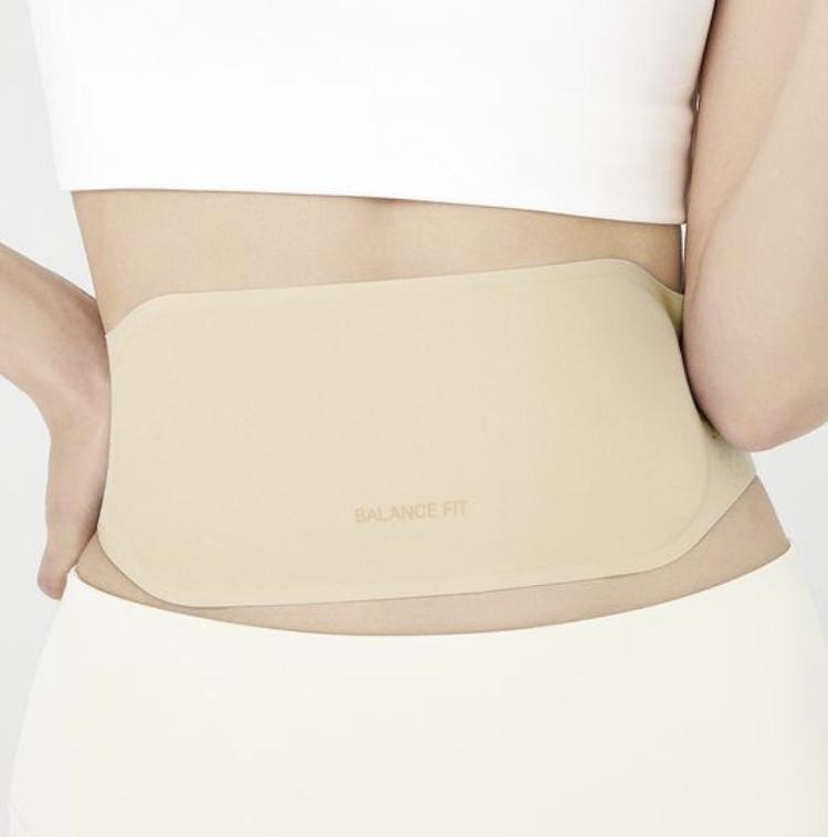 Balance Fit Тонкий пояс EMS 2 типа (Бежевый/Фиолетовый)